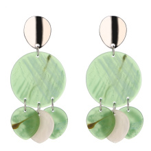 2021 Newest Summer Collection Bright Acrylic Dangle Earrings For Women